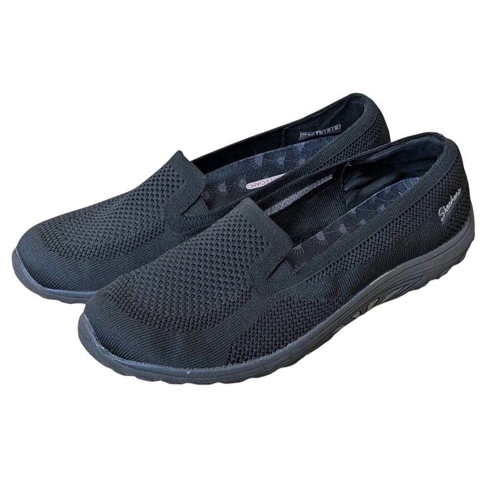 Skechers Relaxed Fit sneakers Women's Size 10 Air Cooled Memory Foam Black